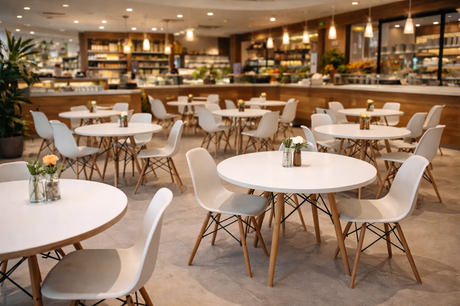 Lanchonete gourmet vazia (ambiente)